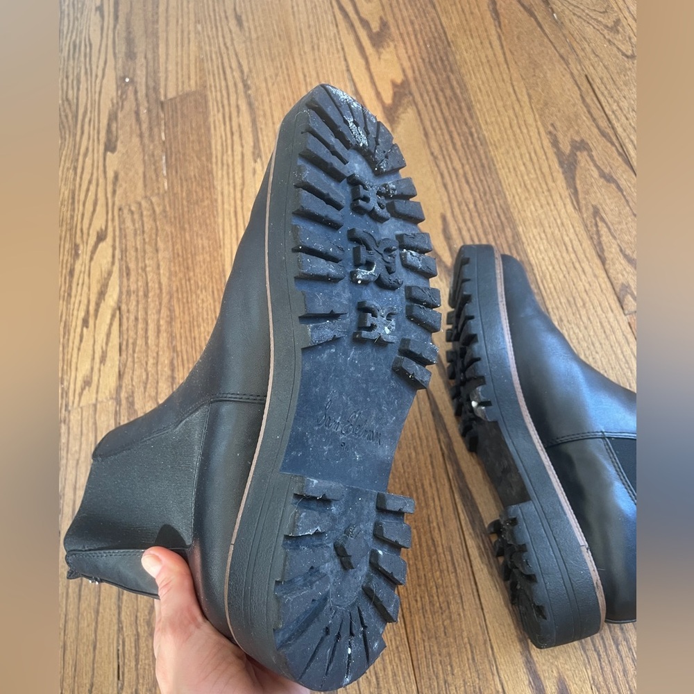 Sam Edelman Black Leather Women's Boots - Picture 4 of 4